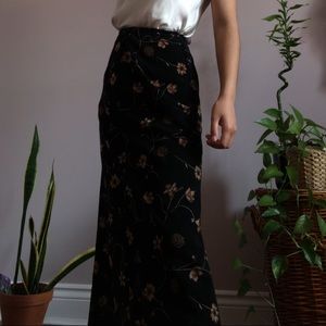 Long floral patterned skirt